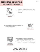 Load image into Gallery viewer, Anju Sharma - ECommerce Advanced Package