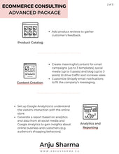 Load image into Gallery viewer, Anju Sharma - ECommerce Advanced Package
