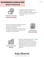Load image into Gallery viewer, ECommerce Consulting Service - Basic Package
